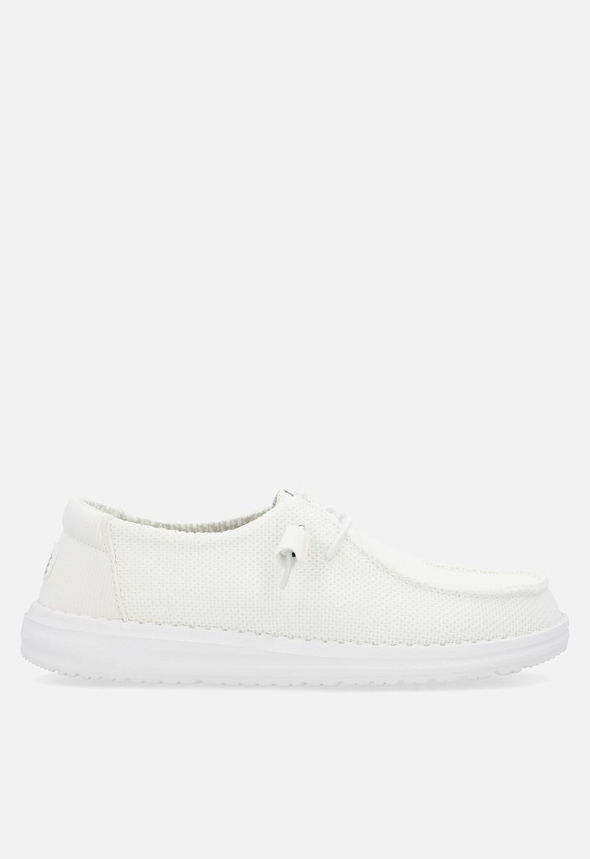 Hey Dude - Wendy Stretch Mesh slip on - White