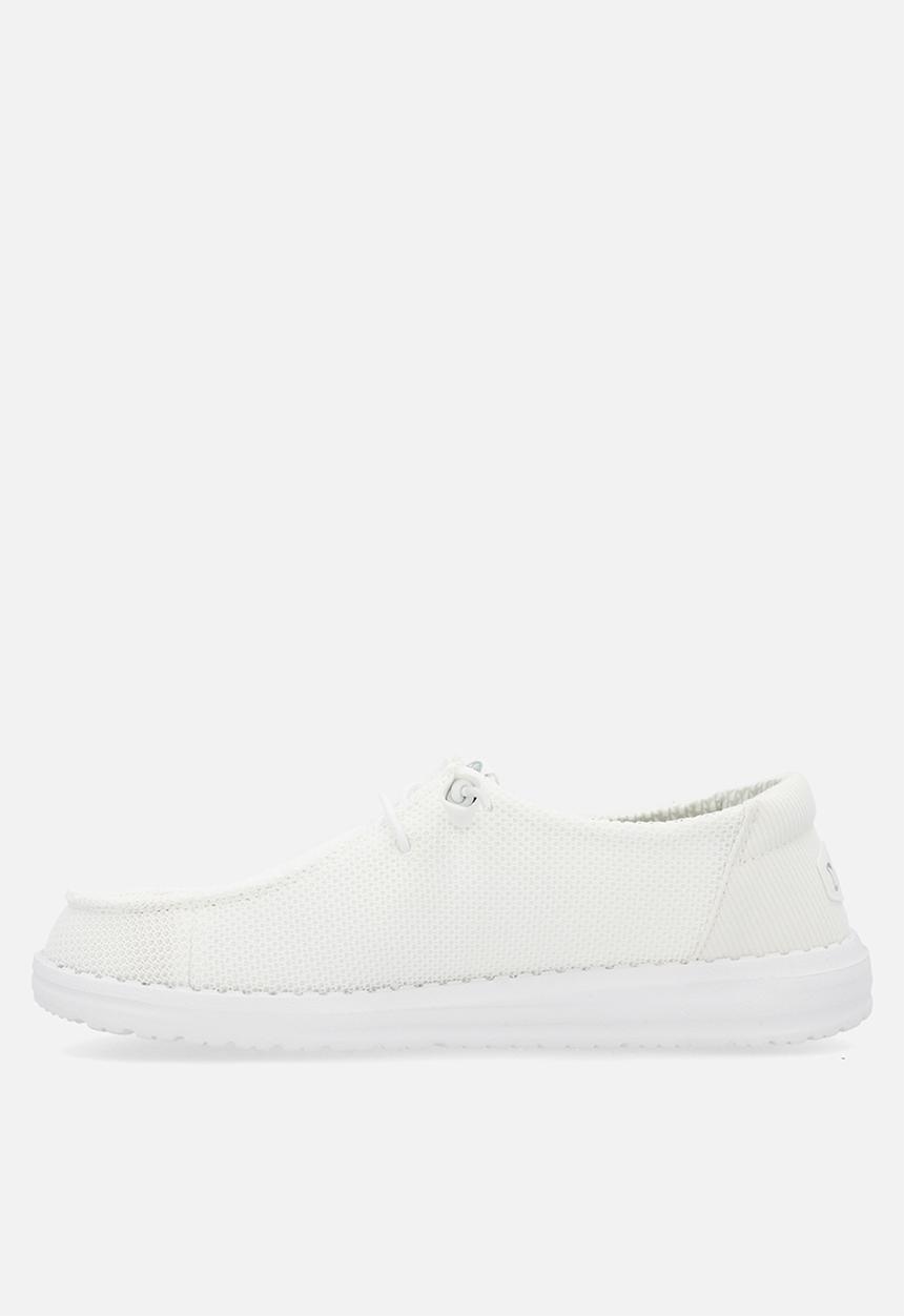 Hey Dude - Wendy Stretch Mesh slip on - White
