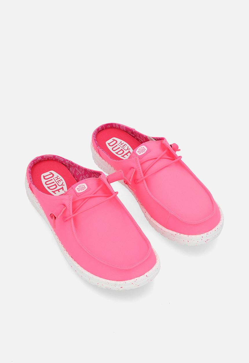 Hey Dude - Wendy Slip Classic slip on - Neon Pink