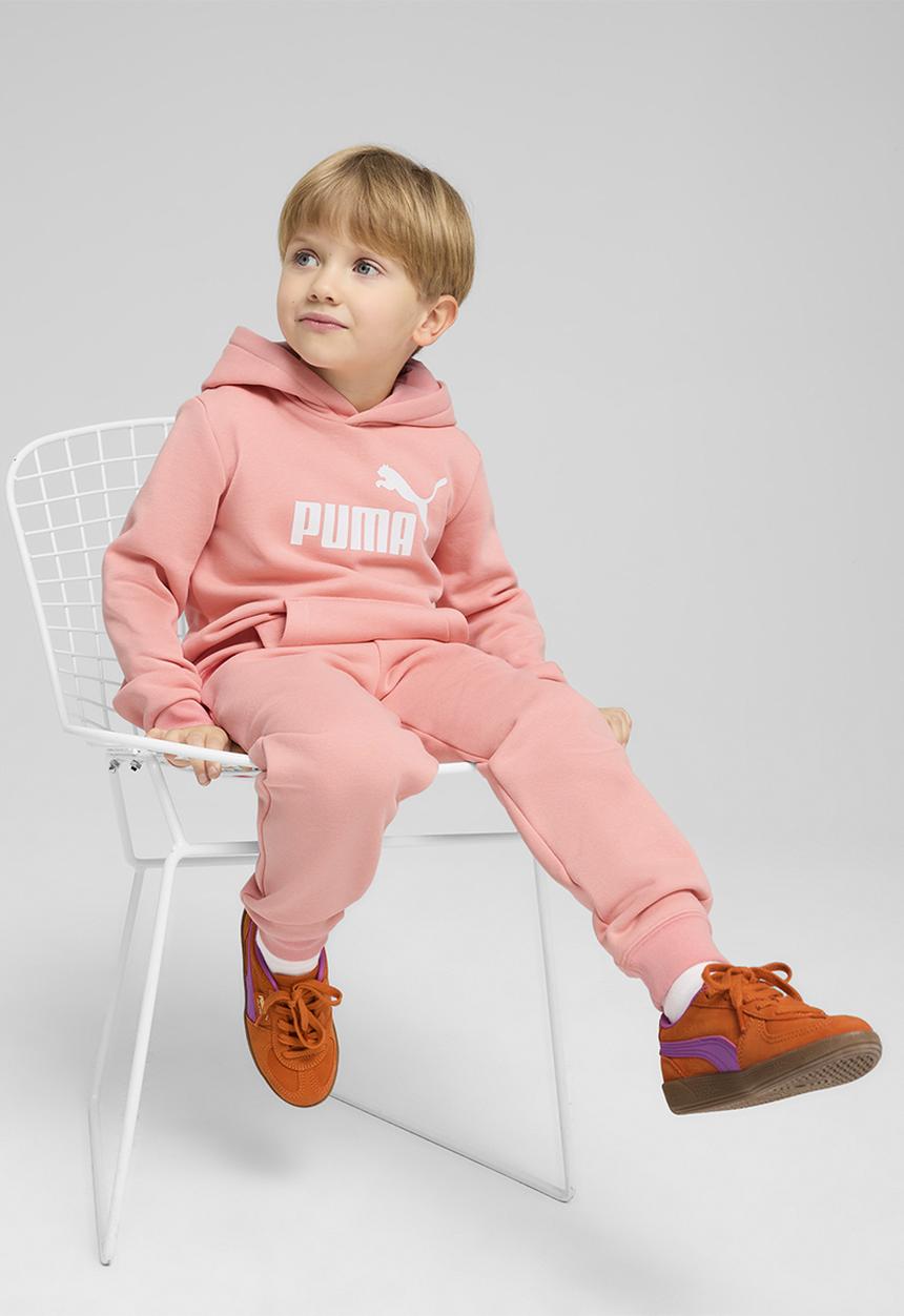 PUMA - ESS No. 1 Logo Hoodie FL PS-Pink Fruit