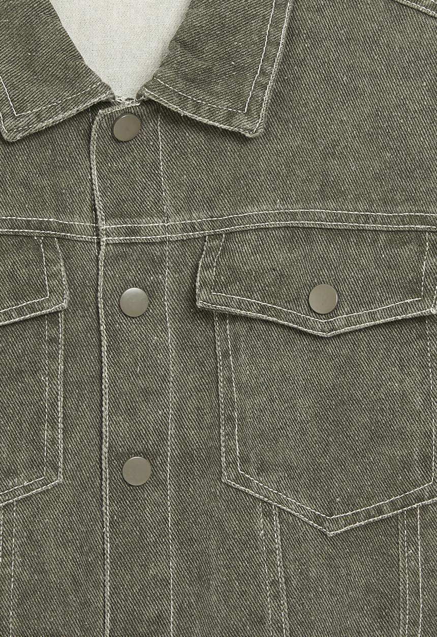 Pop Candy - Trucker jacket - charcoal