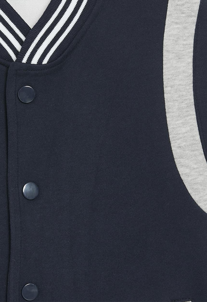 Pop Candy - Baseball jacket - blue & grey