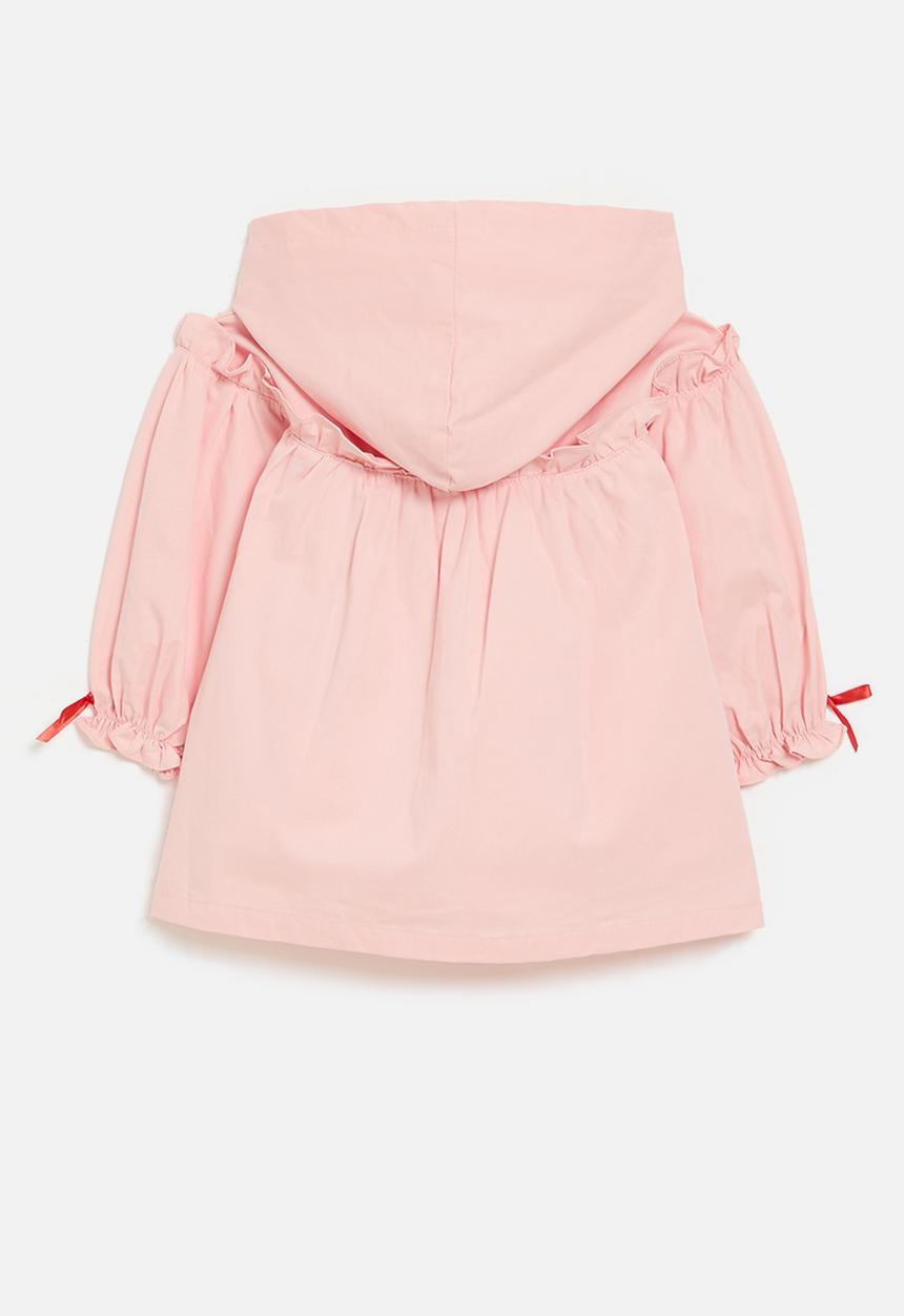 Pop Candy - Hooded button down dress - pink