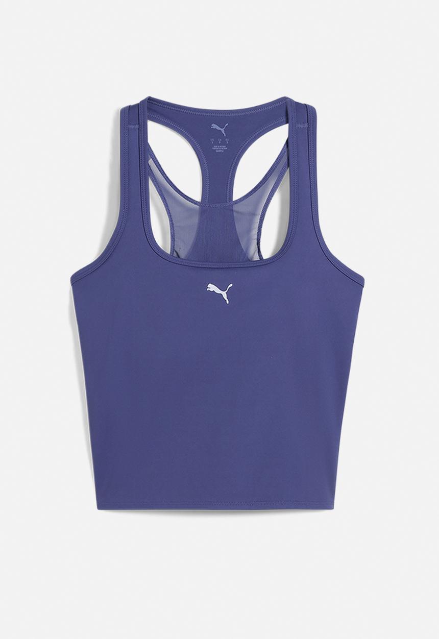PUMA - W Cloudspun Mesh 2In1 Tank - Blue Crystal