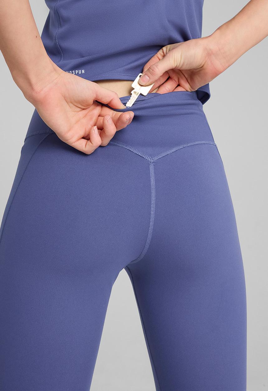 PUMA - W Cloudspun Soft Mesh Hw 7/8 Tight - Blue Crystal