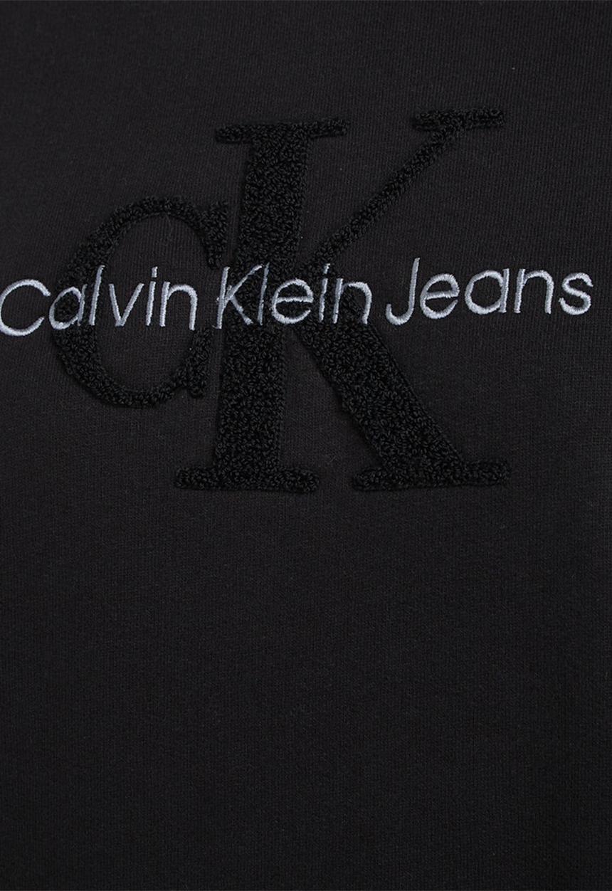 Calvin Klein - Plus chenille monologo crewneck - ck black