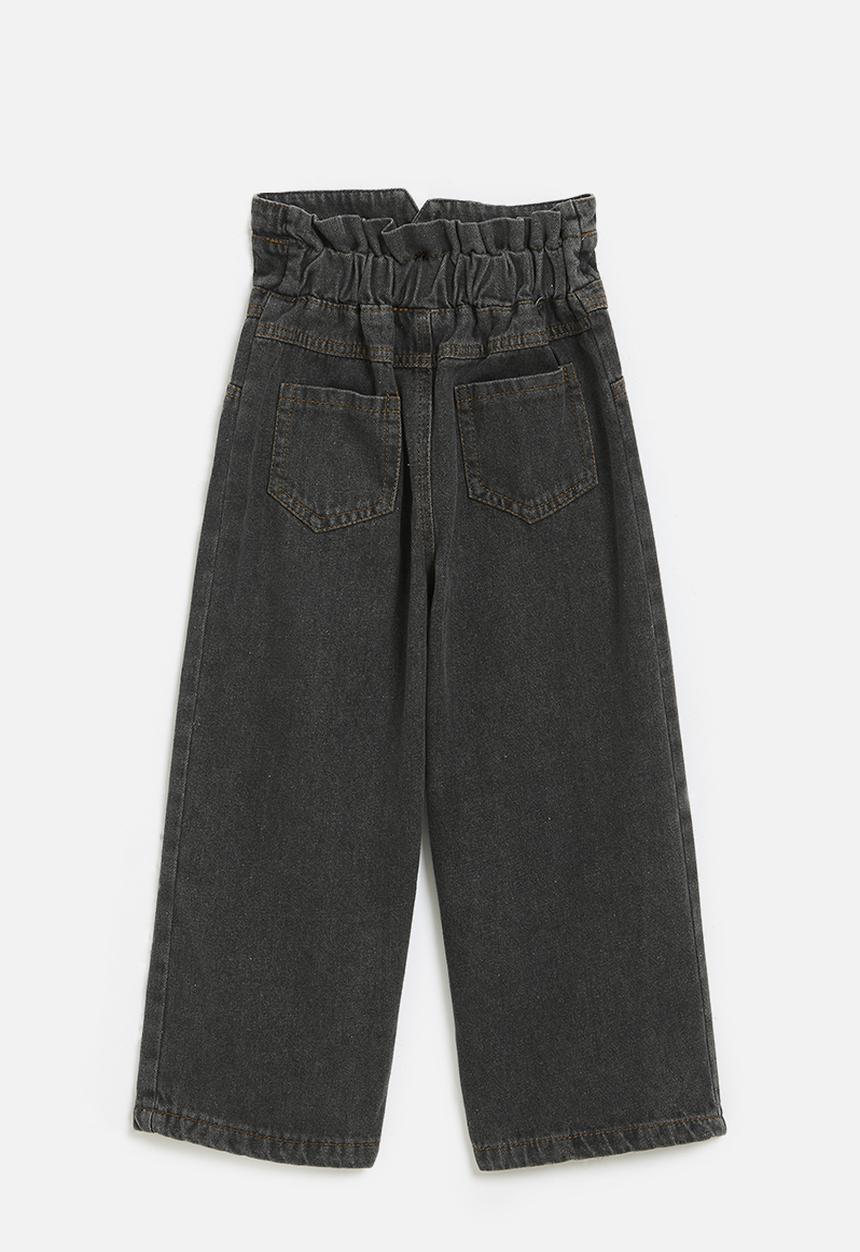 Pop Candy - High waisted jeans-black
