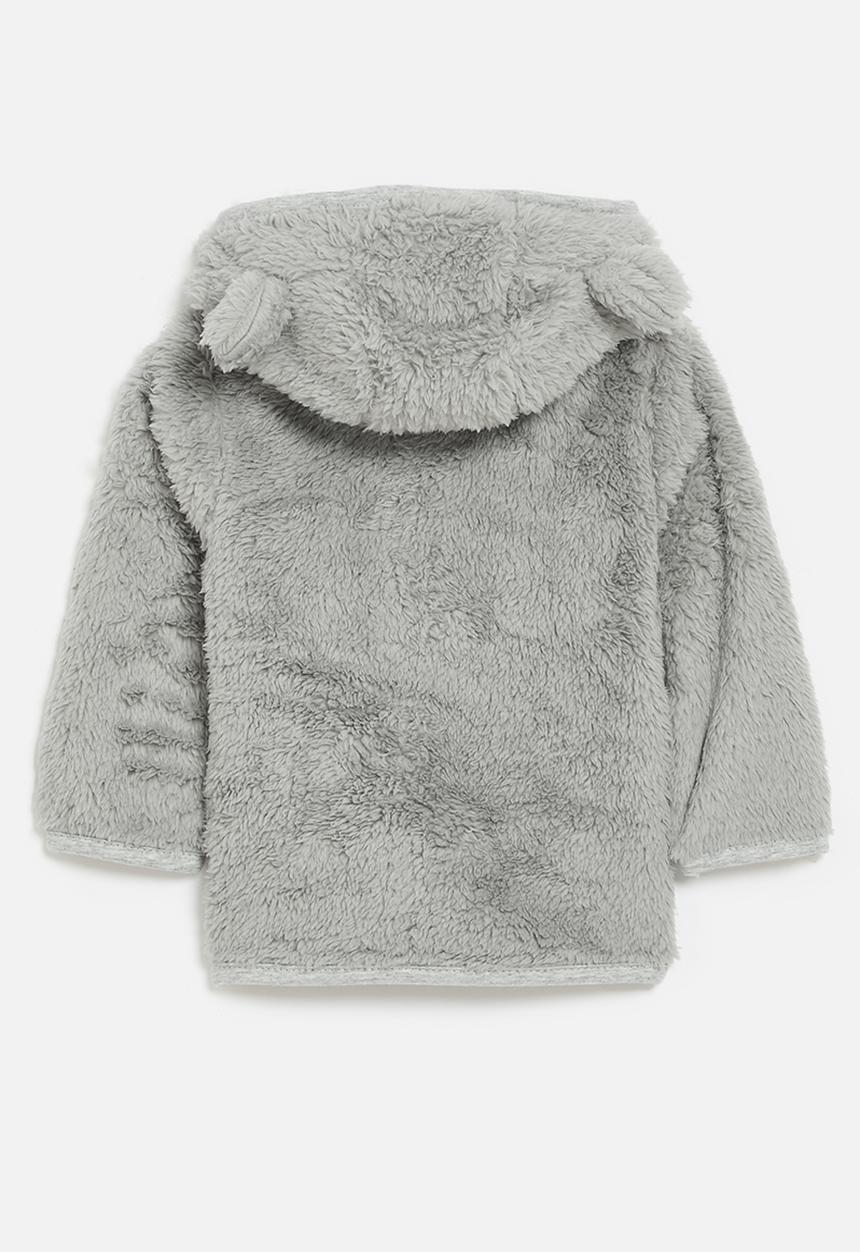 Pop Candy - Hooded zip thru jacket-grey