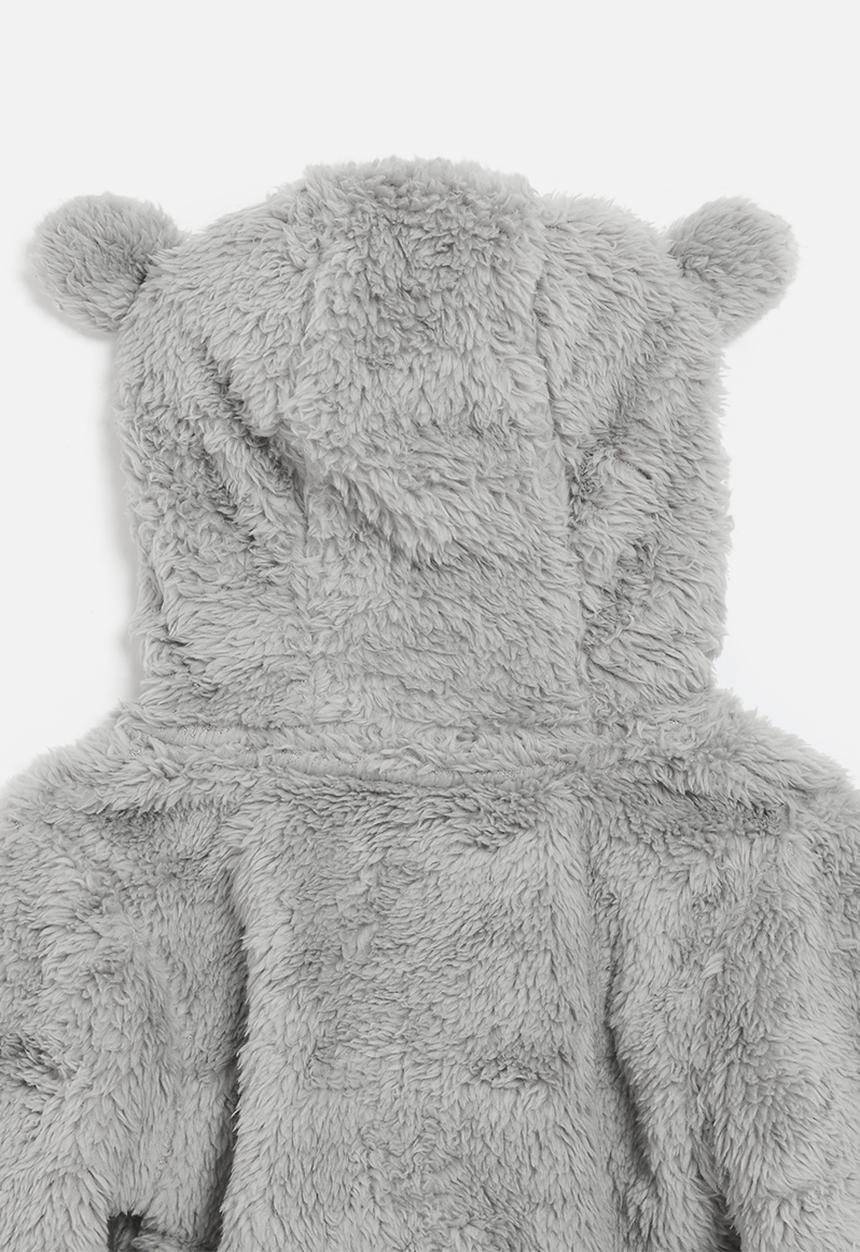 Pop Candy - Hooded zip thru jacket-grey