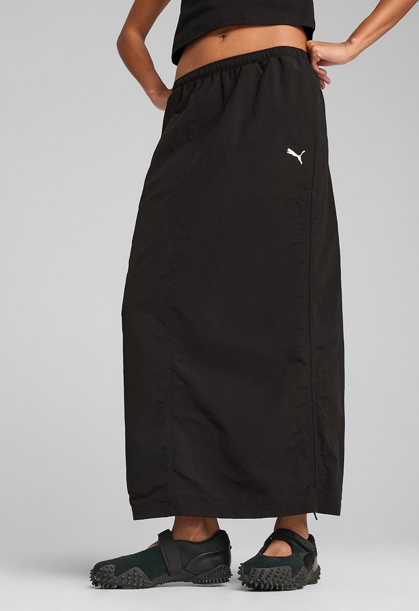 PUMA - Wardrobe Ess Woven Maxi Skirt - Puma Black