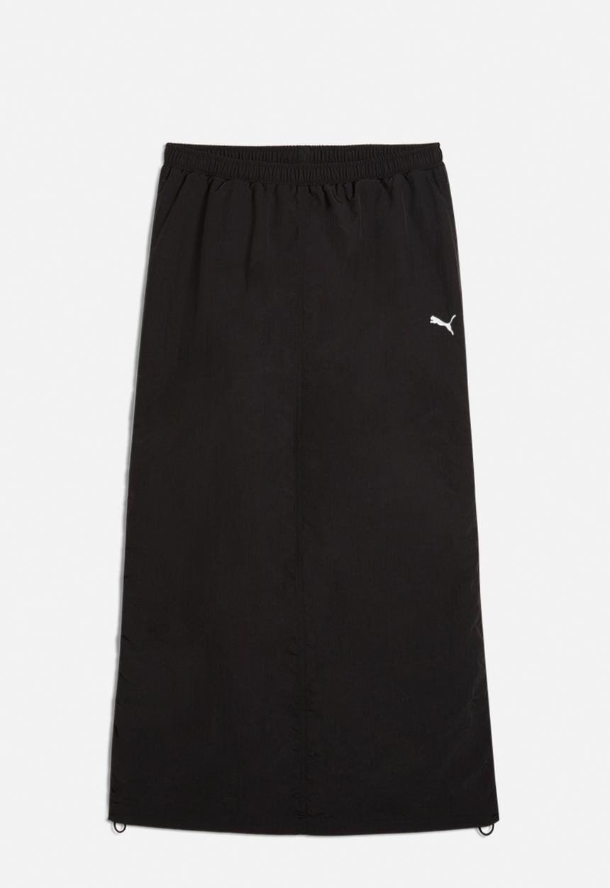 PUMA - Wardrobe Ess Woven Maxi Skirt - Puma Black