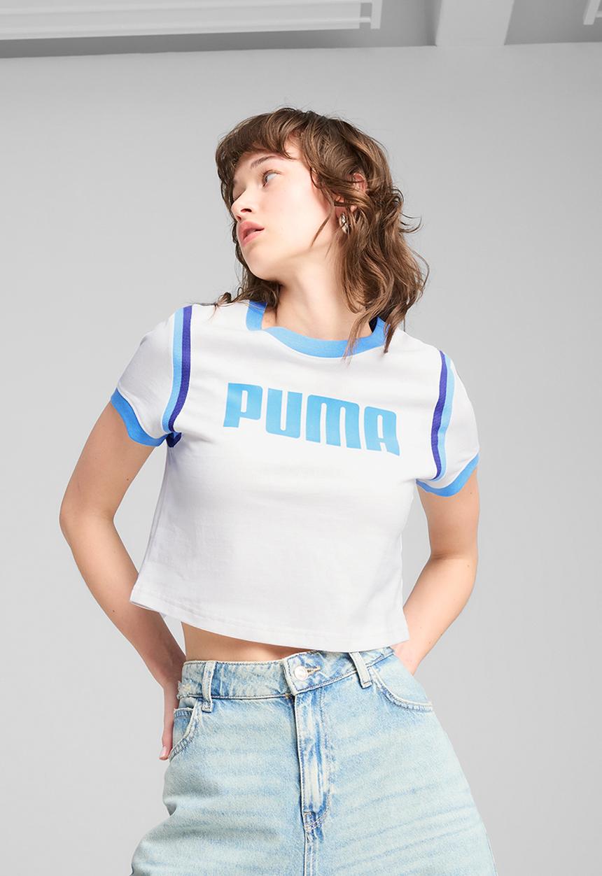 PUMA - Future.Puma.Archive Graphic Baby Tee - Puma White