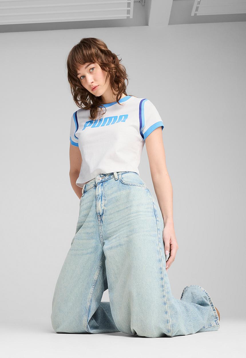 PUMA - Future.Puma.Archive Graphic Baby Tee - Puma White