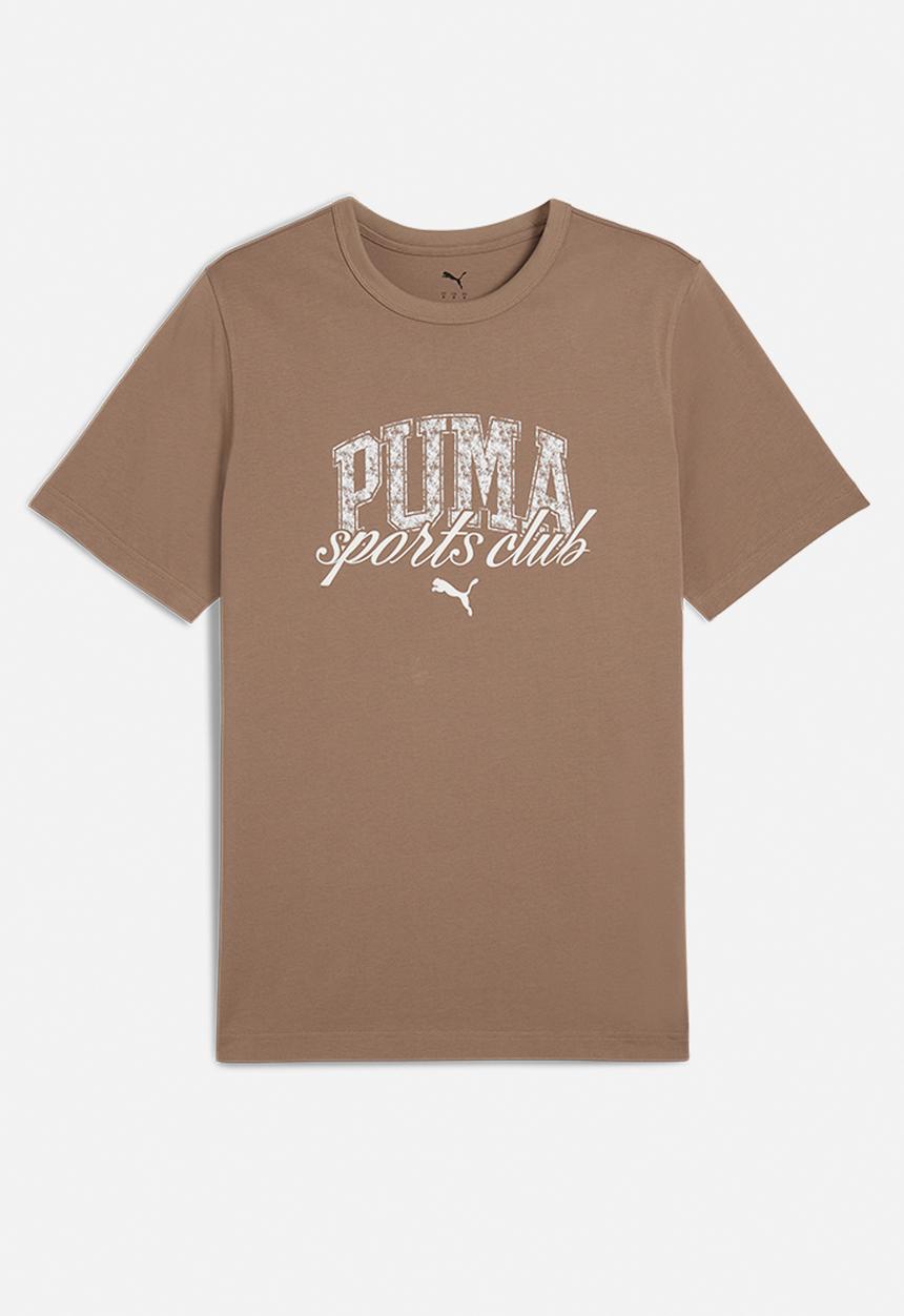 PUMA - PUMA CLASS Graphic Tee - Totally Taupe