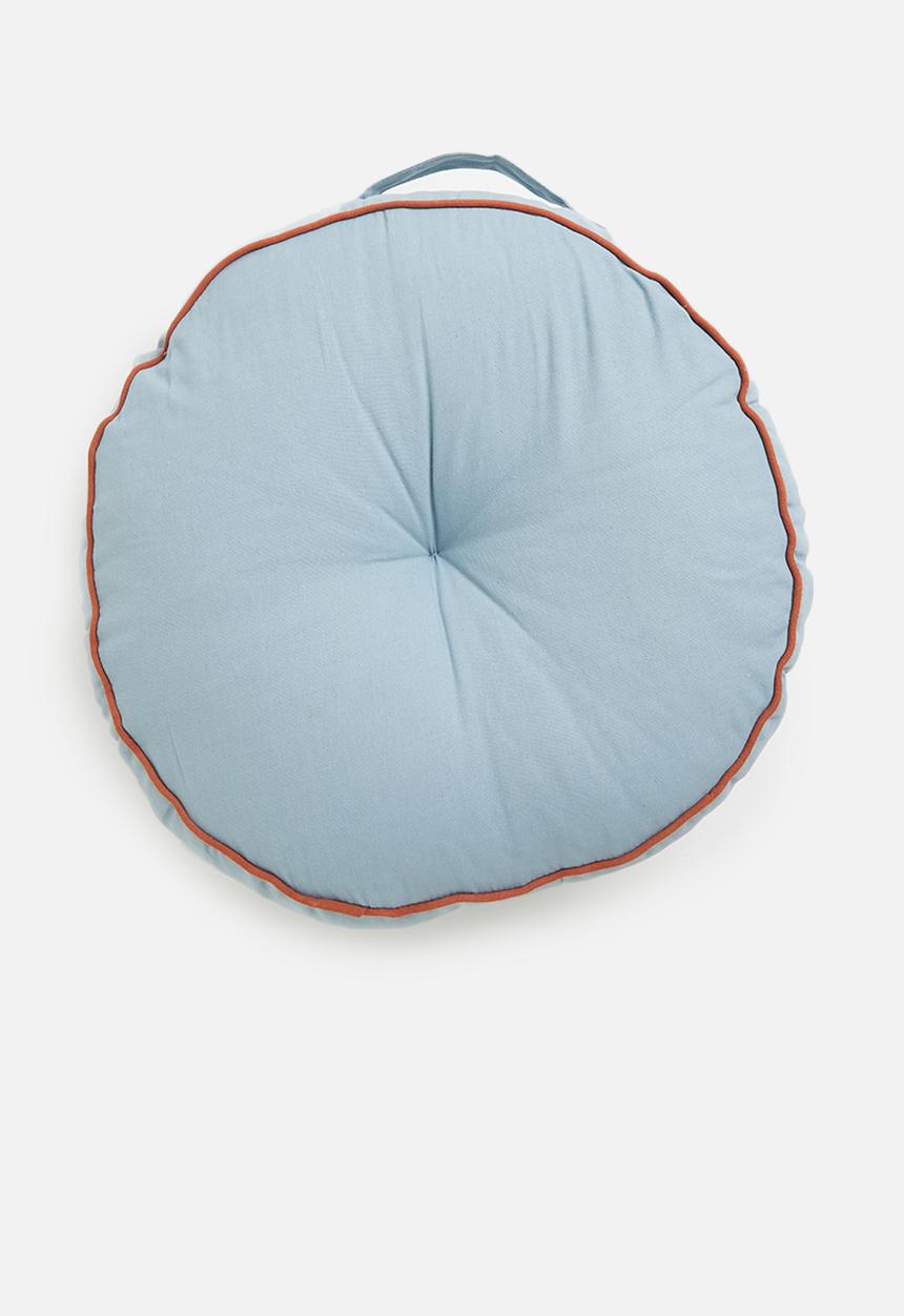 Sixth Floor - Amaana floor cushion - Blue