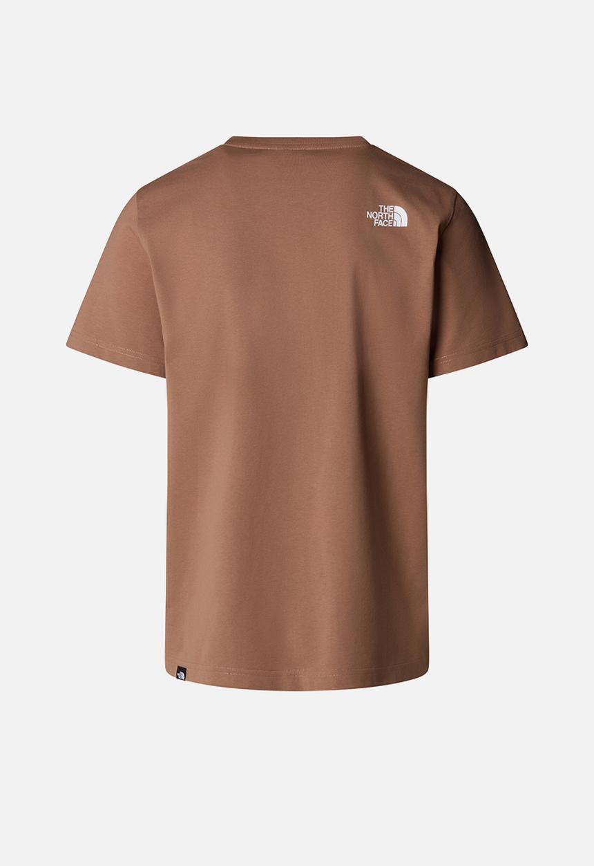 The North Face - S/s easy tee - latte/tnf white