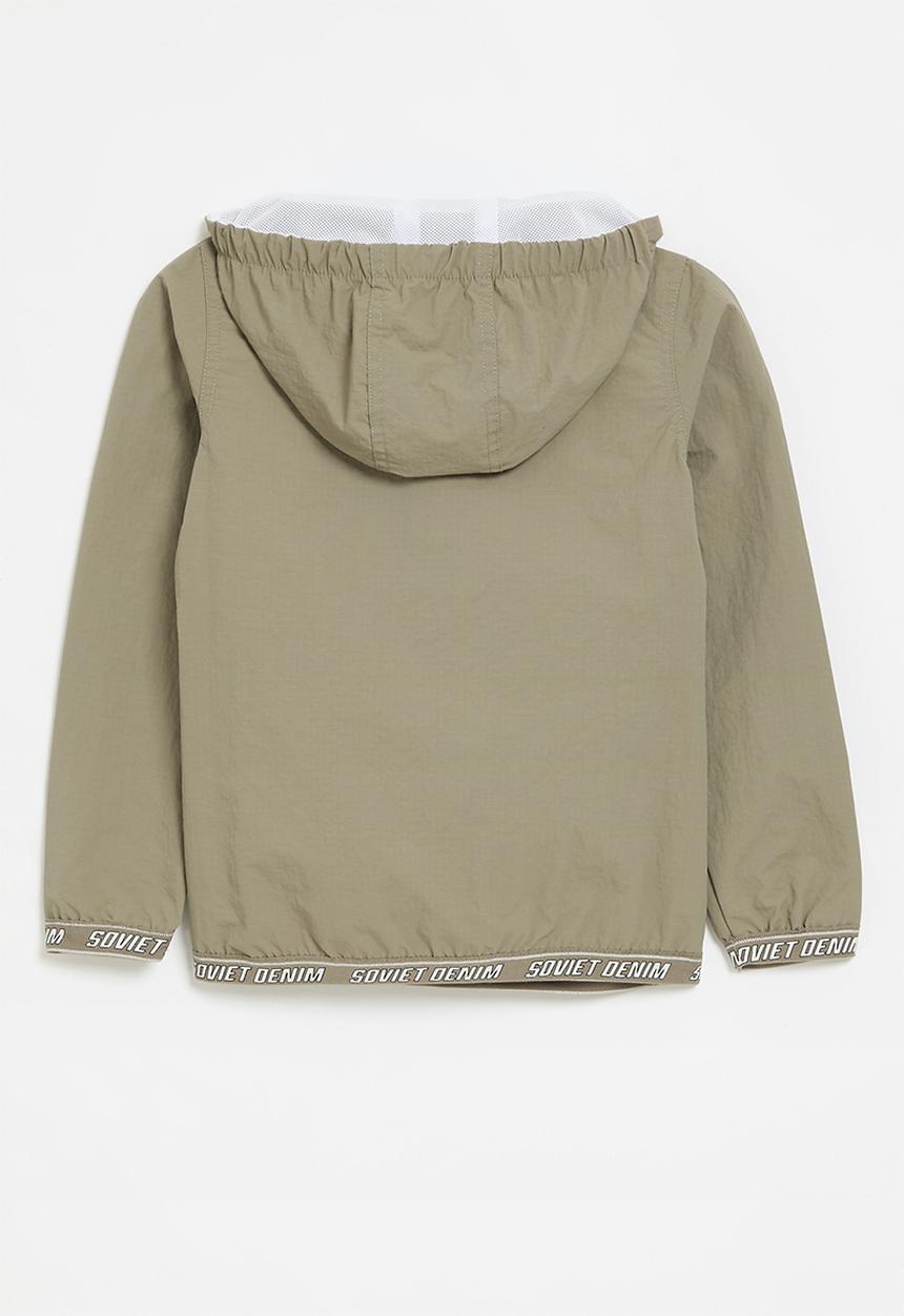 SOVIET - Boys fashion track jacket - taupe