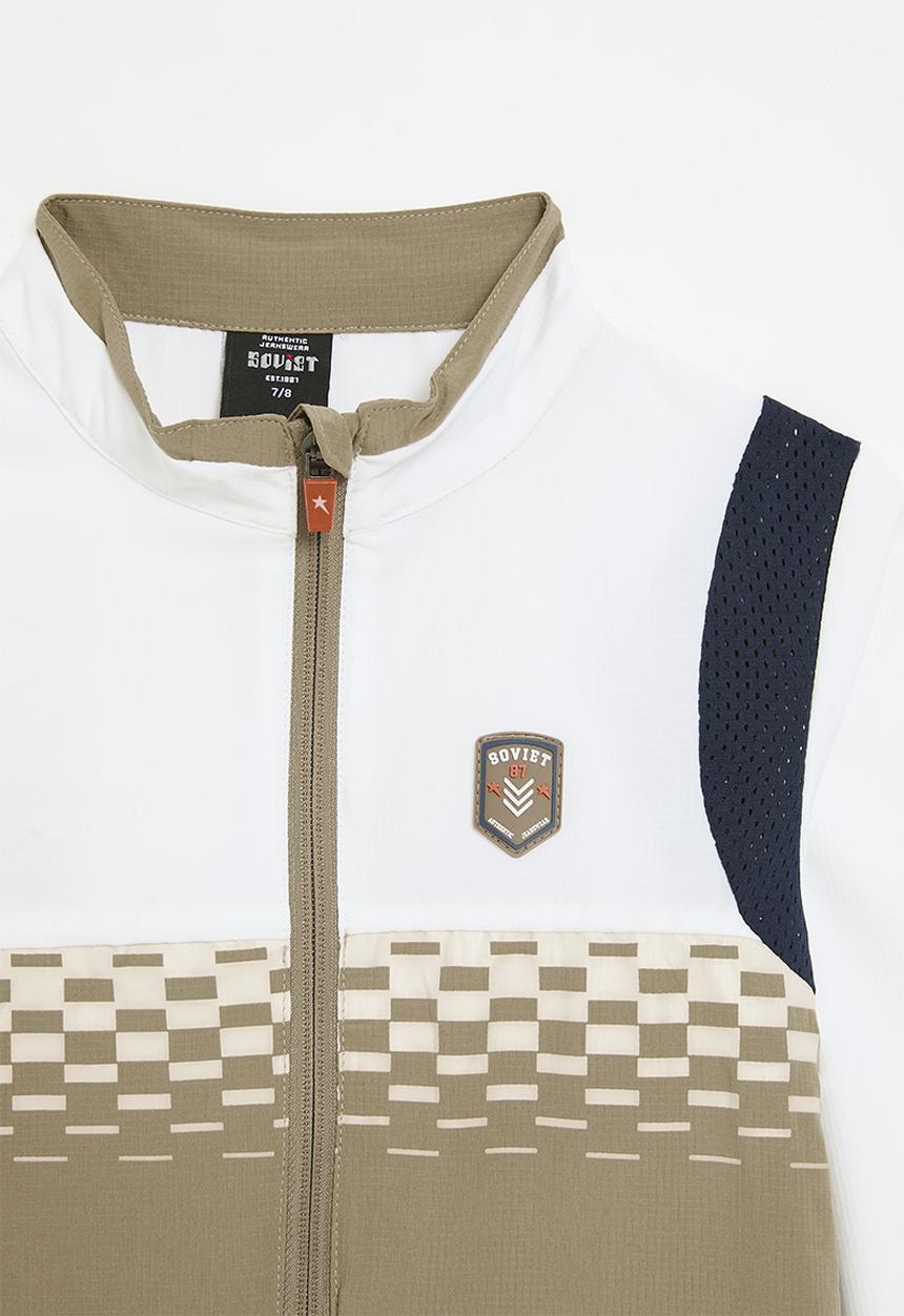 SOVIET - Boys track jacket - khaki