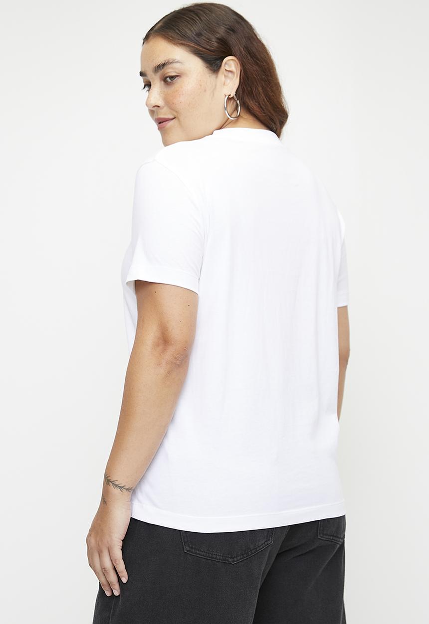 Calvin Klein - Plus Embroidered Ck Regular Tee - Bright White