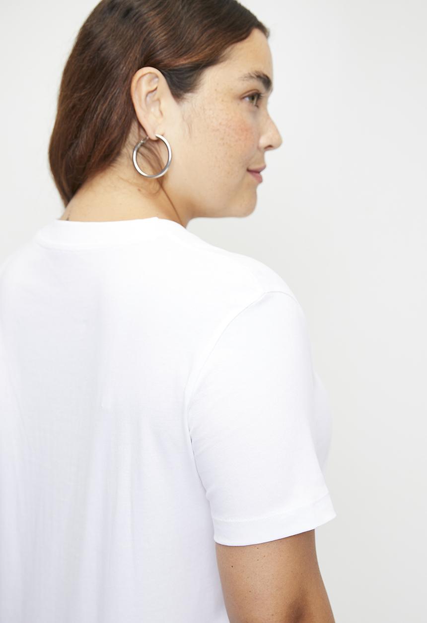Calvin Klein - Plus Embroidered Ck Regular Tee - Bright White