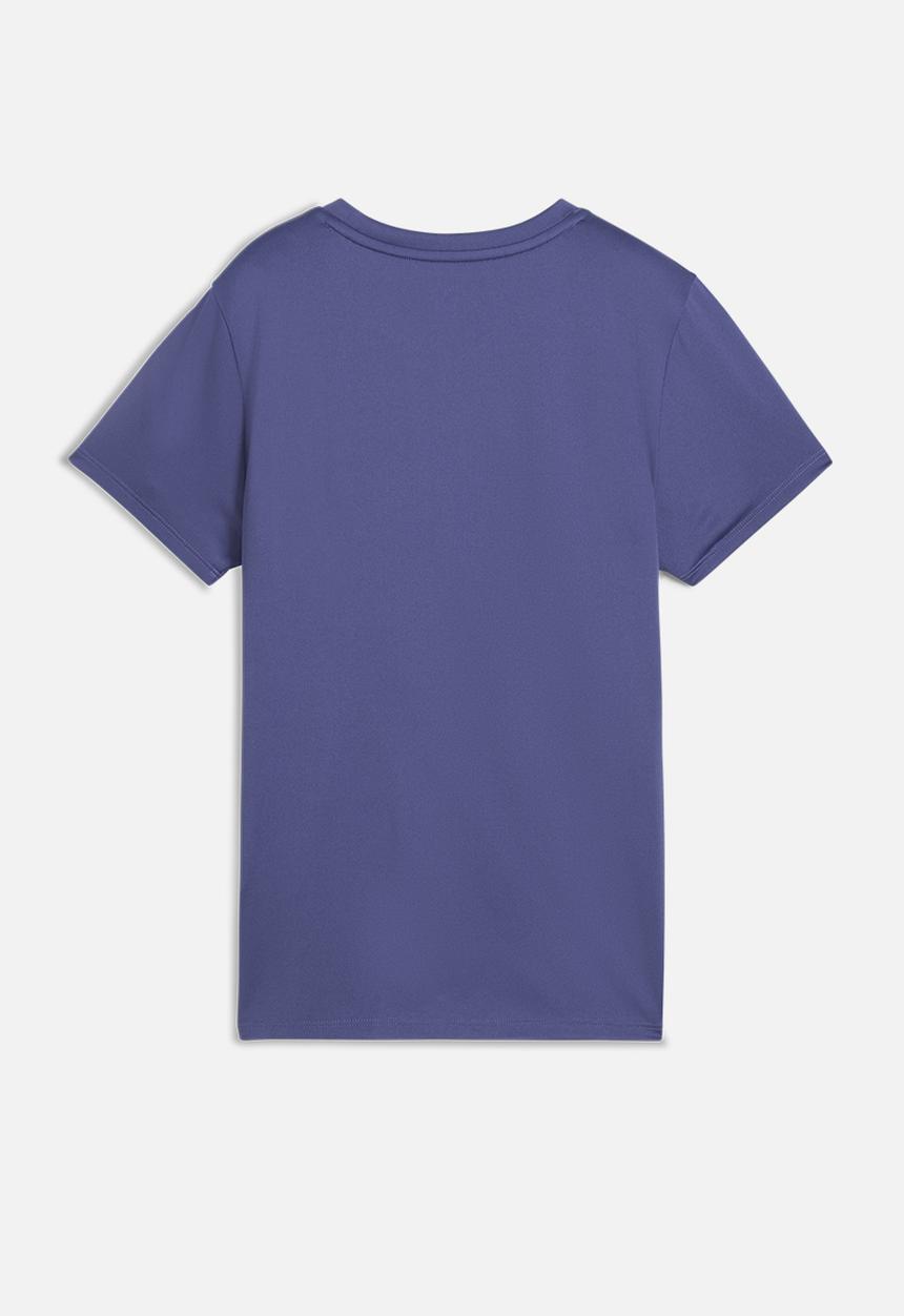 PUMA - W Tad Essential Logo Tee - Blue Crystal
