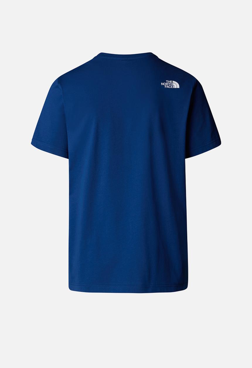 The North Face - S/s mountain line tee - estate blue