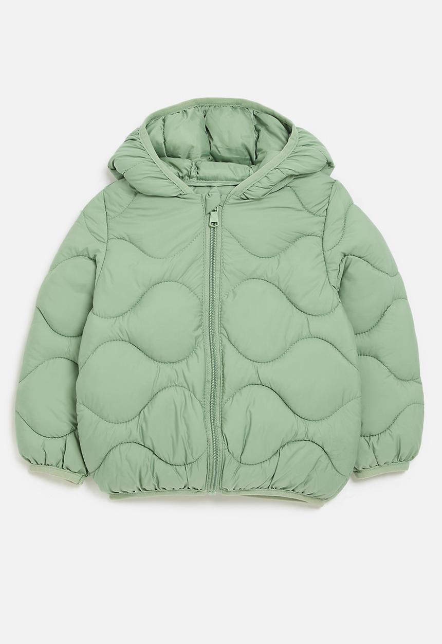 Pop Candy - Hooded puffer jacket - green