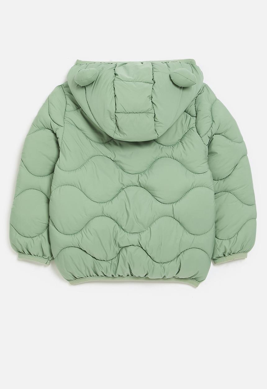 Pop Candy - Hooded puffer jacket - green