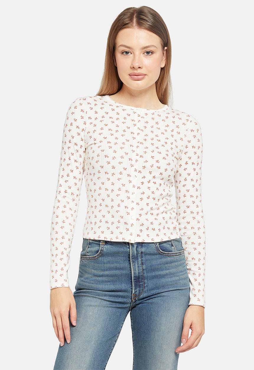 Levi’s® - Dry Goods Pointelle Long sleeve - white