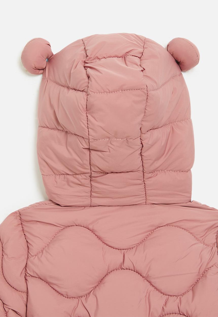 Pop Candy - Hooded puffer jacket-pink