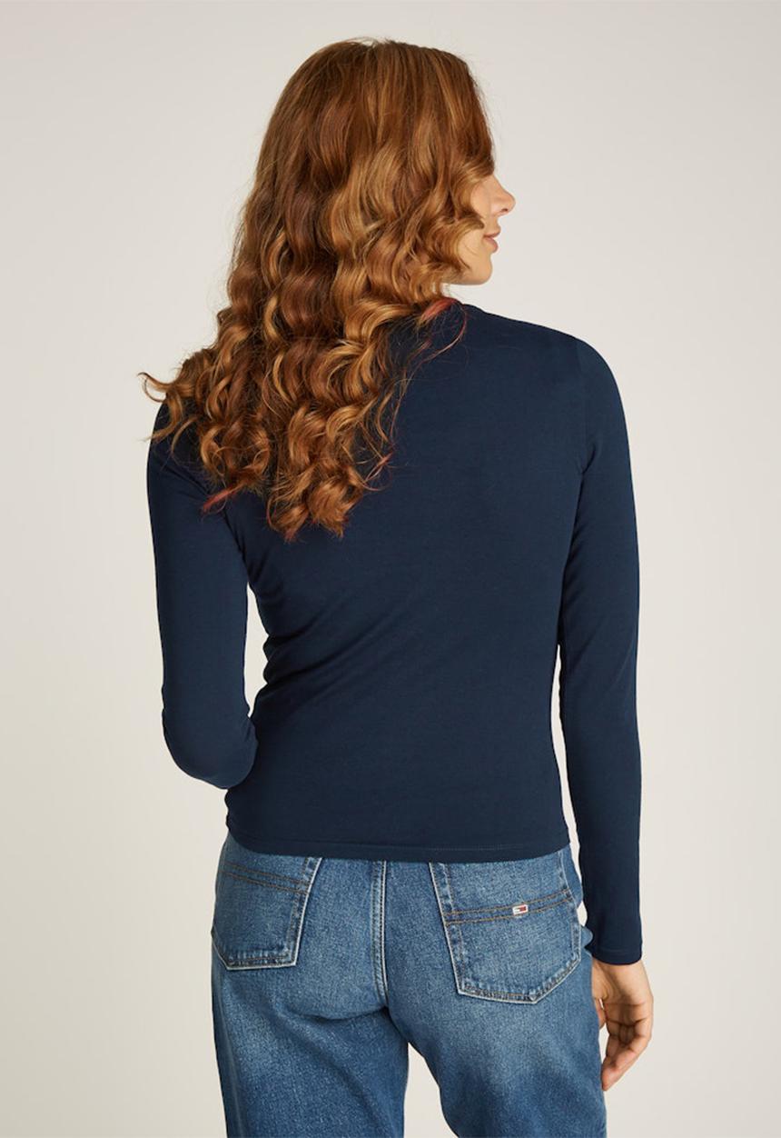 Tommy Hilfiger - Tjw Slim Essential Logo 2 Ls Ext - Dark Night Navy