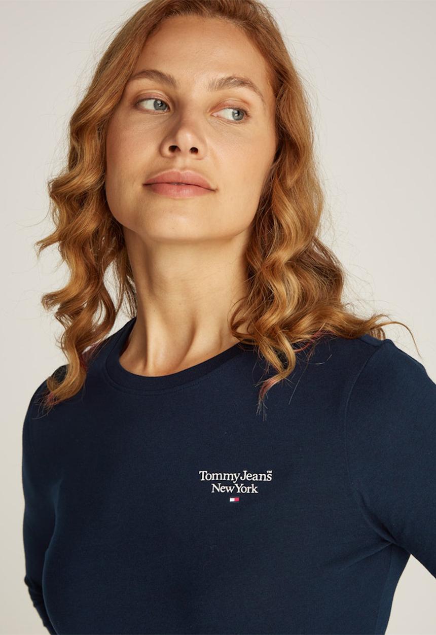 Tommy Hilfiger - Tjw Slim Essential Logo 2 Ls Ext - Dark Night Navy