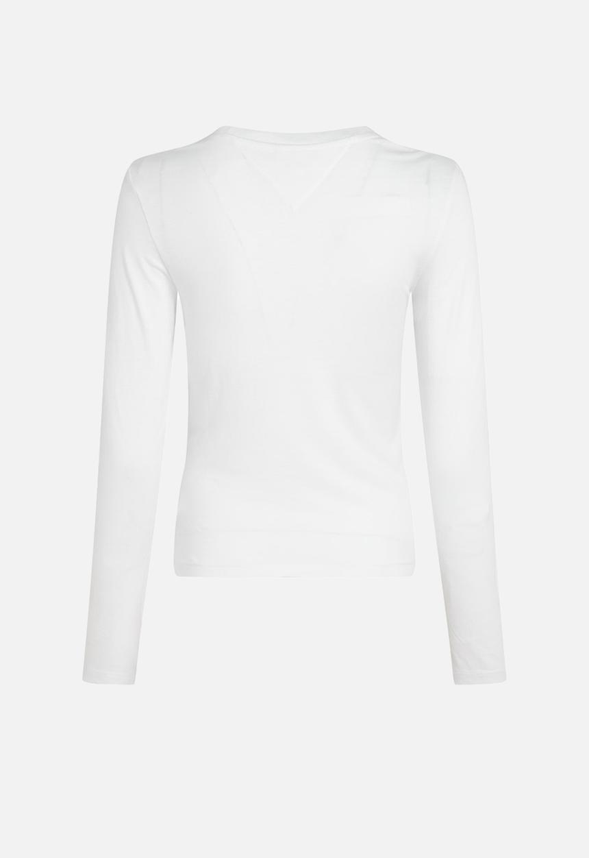 Tommy Hilfiger - Tjw Slim Essential Logo 2 Ls Ext - White