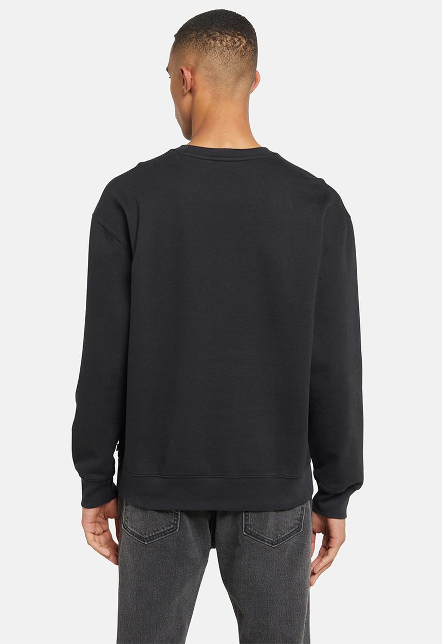 Levi’s® - Relaxed graphic crew serif logo two miner - black