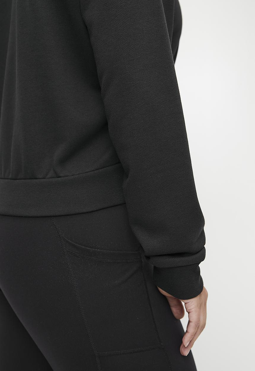 adidas Performance - Plus W Cb 1/4 Zip Top - Black