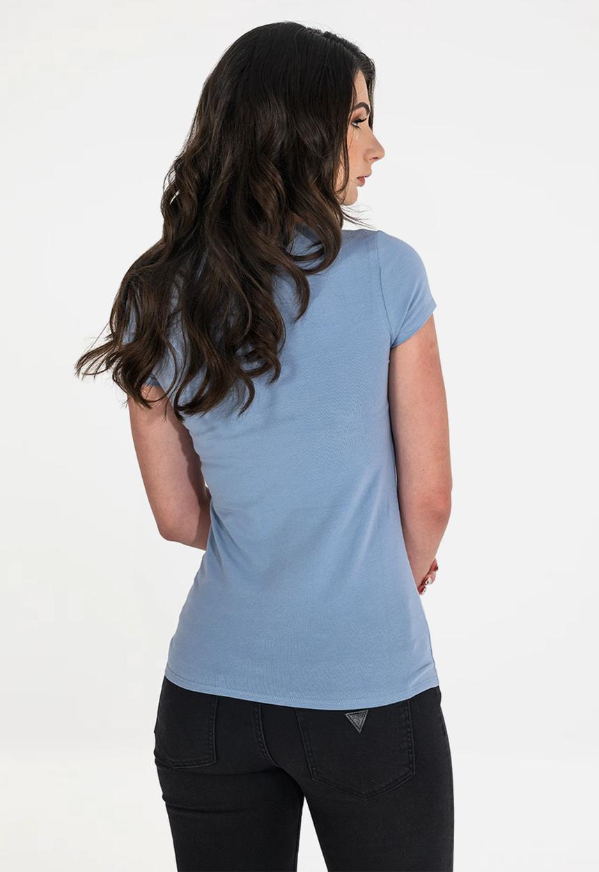 GUESS - Short sleeve triangle maze r3 tee - blue ribbon