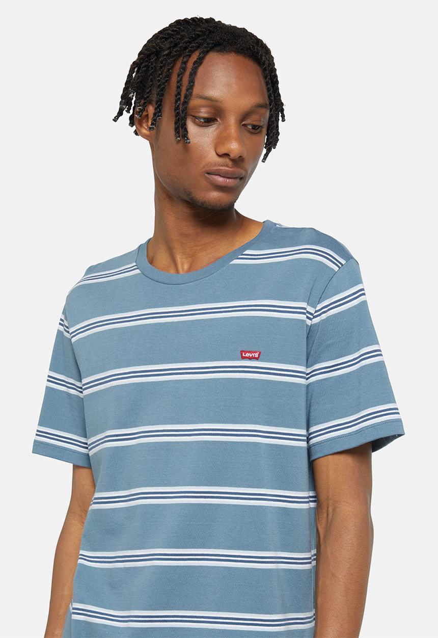 Levi’s® - Short sleeve original hm tee rowan stripe - steam blue