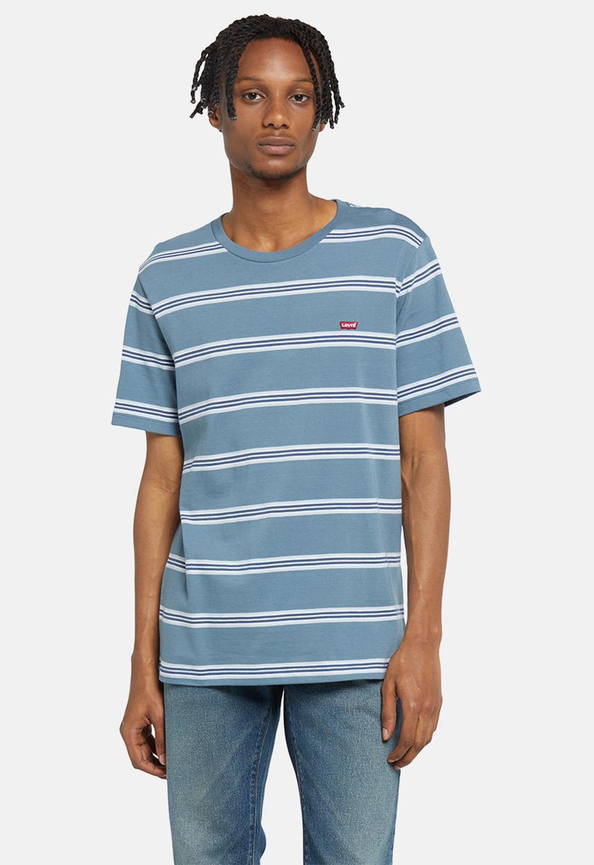 Levi’s® - Short sleeve original hm tee rowan stripe - steam blue