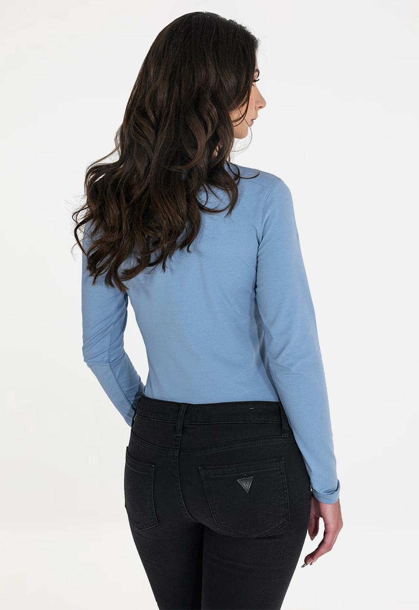 GUESS - Long sleeve cn guess quatro g tee - blue ribbon	