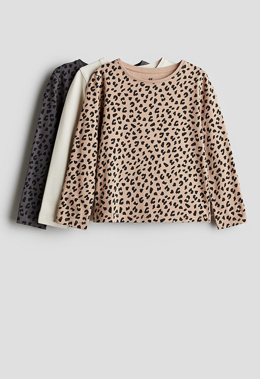 H&M - 3 pack long-sleeved tops - multi
