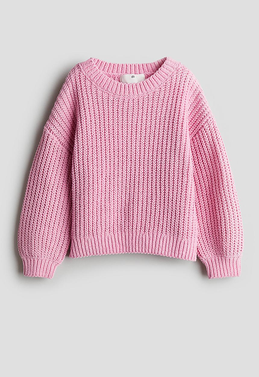 H&M - Knitted chenille jumper - pink