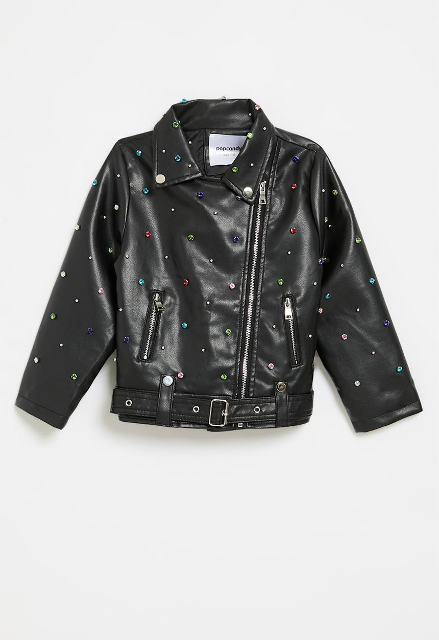Pop Candy - Faux leather jacket - black