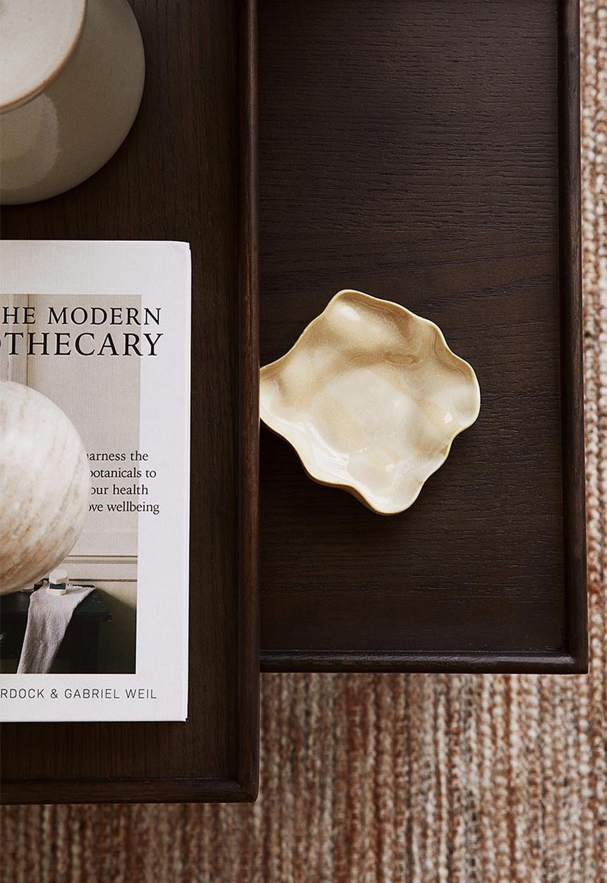 H&M - Terracotta tray - beige