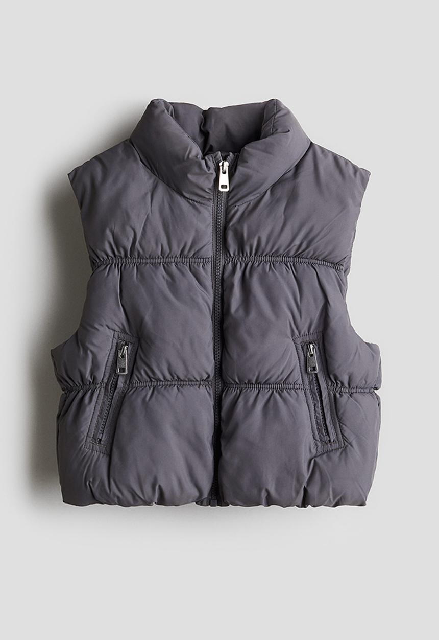 H&M - Puffer gilet - grey