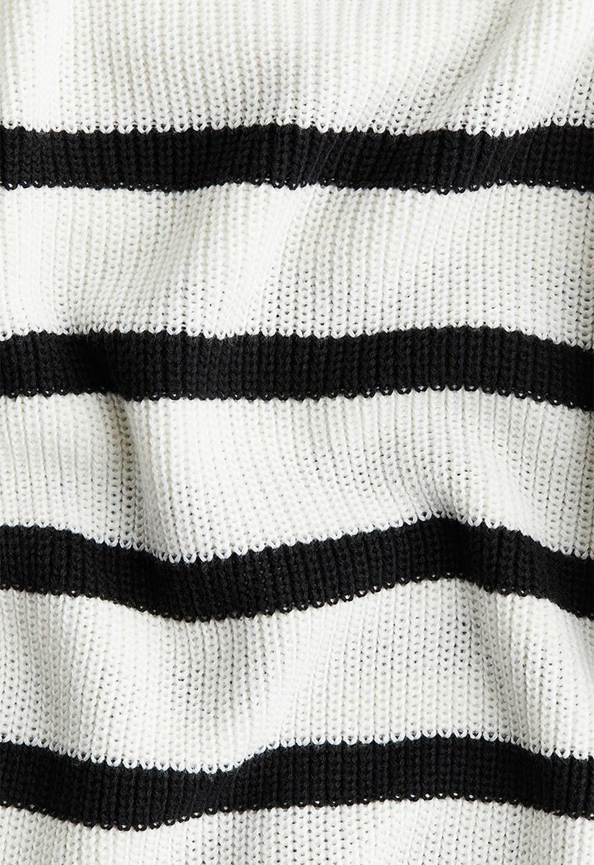 H&M - Rib-knit jumper - white,multi