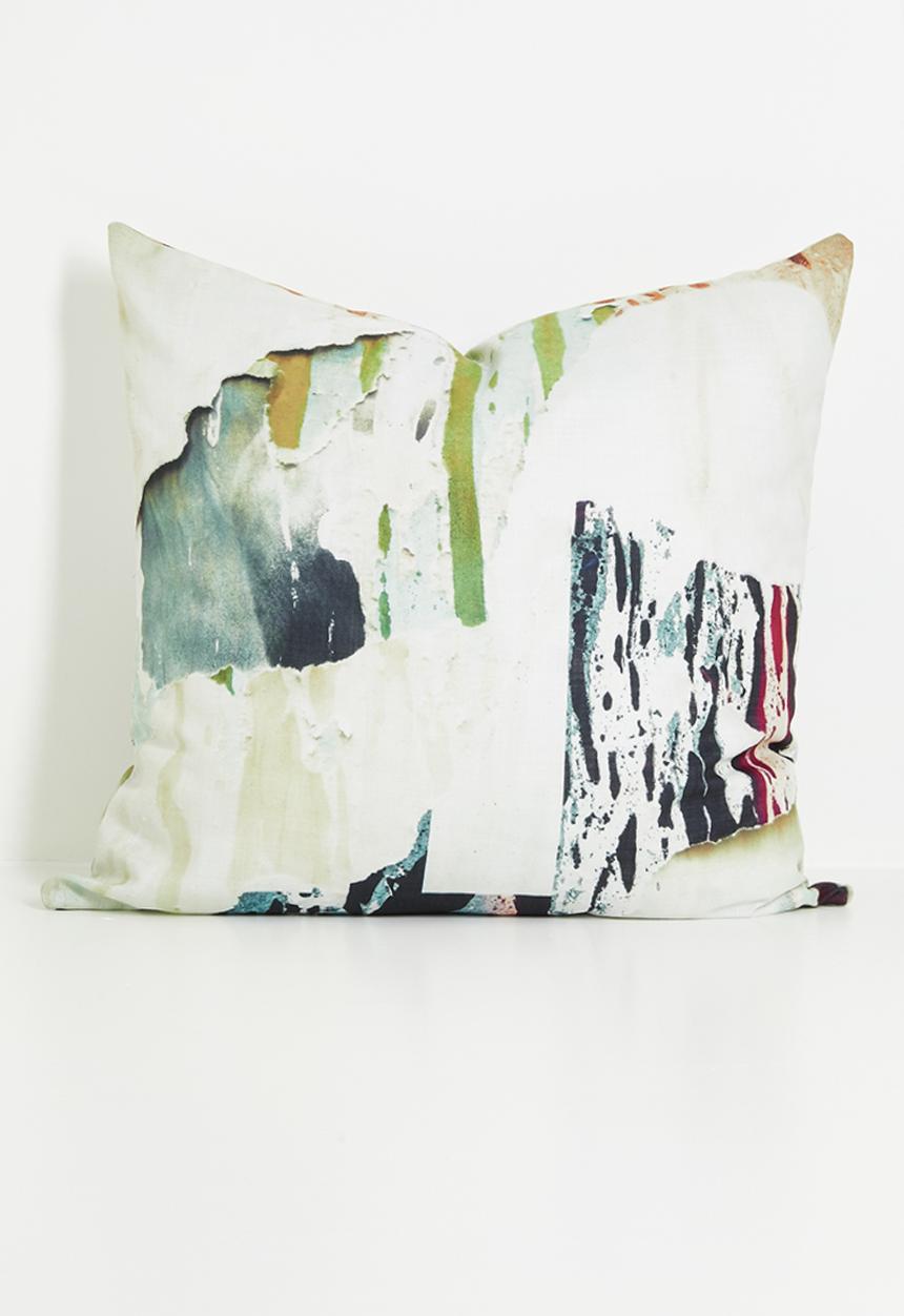 Sixth Floor - Brushstroke Cushion Cover- Multi