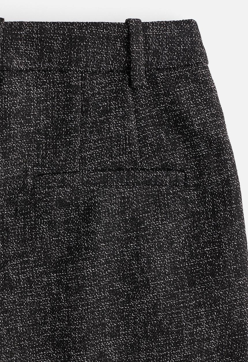 H&M - Wide trousers - black marl