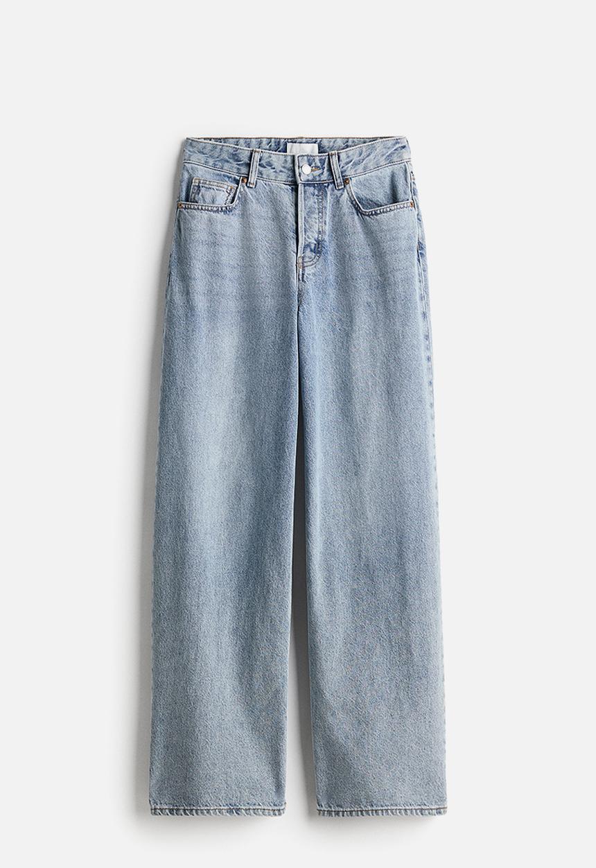 H&M - Wide jeans - light denim blue