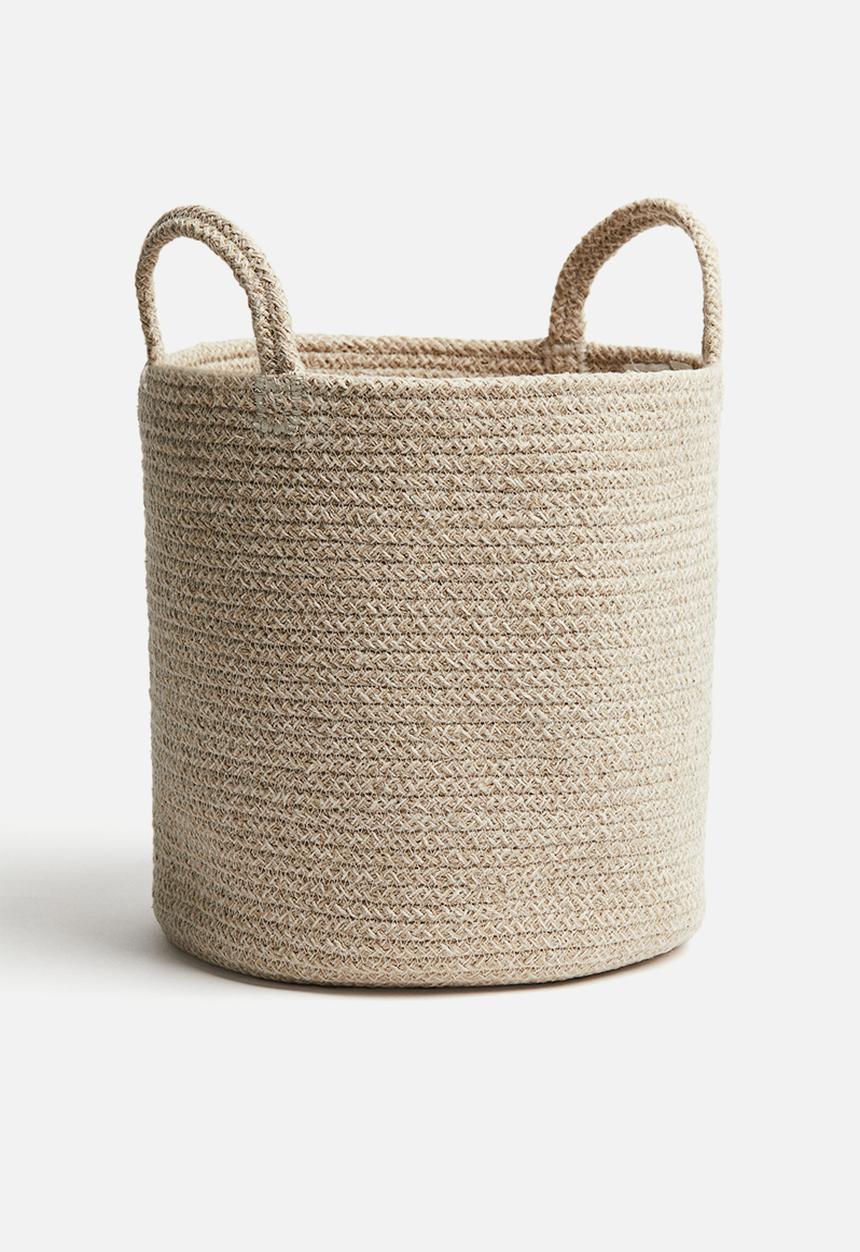 H&M - Cotton storage basket - beige