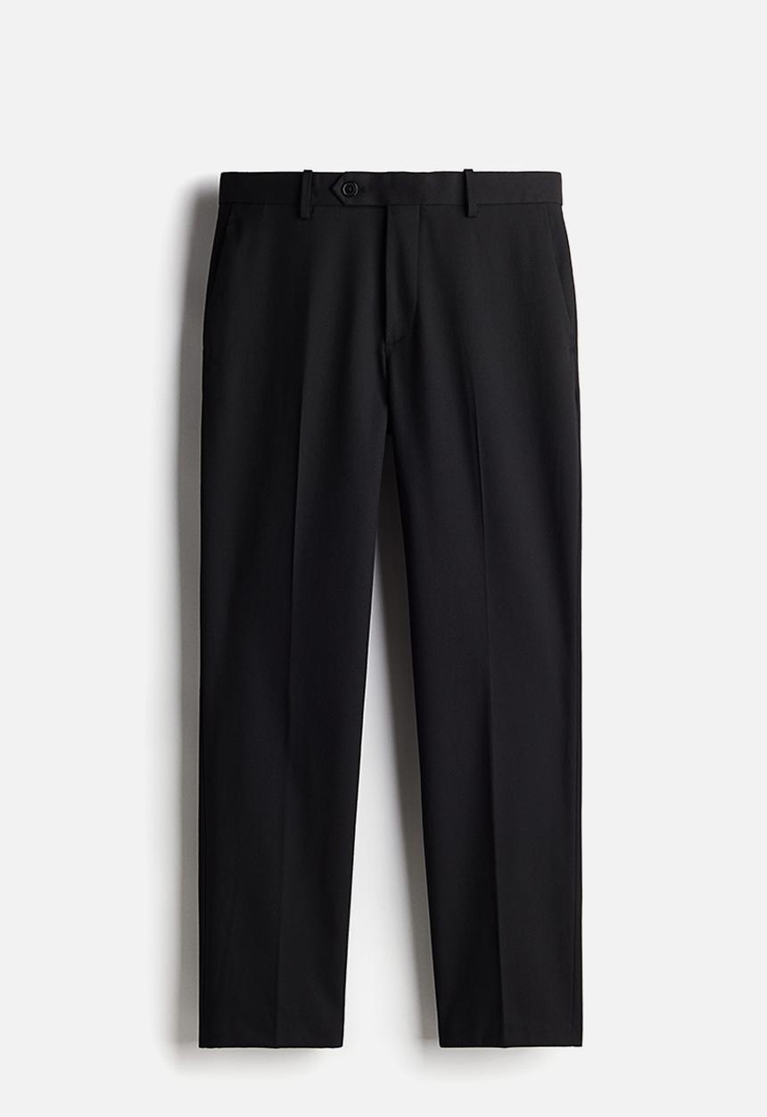 H&M - Regular fit suit trousers - black
